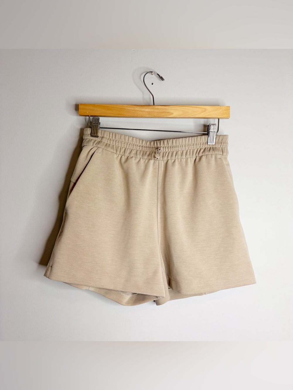 lululemon athletica Softstreme shorts Khaki tan Athletic Drawstring Shorts 6
